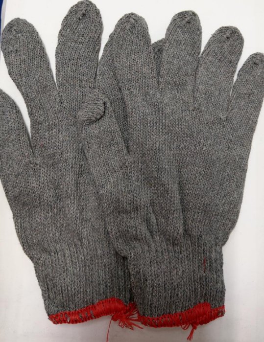 【台北市宏泰建材】棉紗手套耐磨耐用，有米白及灰色12雙｜台北市最齊全且便宜的建材行